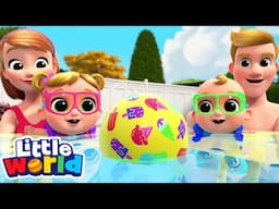 🌊 Let’s Go Swimming! 🐬Camp Youtube | Little World | Moonbug Kids - Get Up And Go!