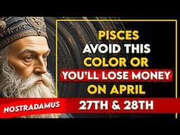 PISCES: Avoid THIS Color on April 27 & 28 or You’ll Lose Money in 2025!