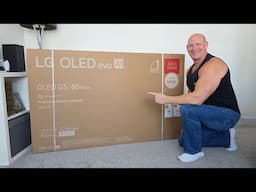 2025 65” LG G5 OLED Unboxing Wall mounting & Demo!