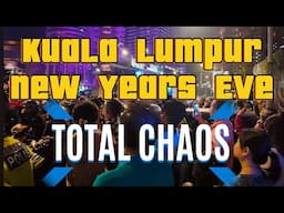 Chaos in Kuala Lumpur New Years Eve 2025 - I Did Not Expect This in Malaysia