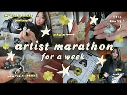 Trying New Things as an Artist🍦 MANUFACTURING COSTS? METAL BUNNIES? + Resin! | Tiffany Weng