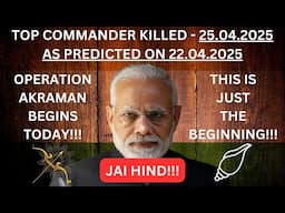 NARENDRA MODI will be 'LETHAL' from TODAY (25.04.2025) - MARK MY WORDS #narendramodi #modi #india