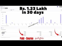 I Earned Rs.1.23 Lakh in 30 Days Using 100% FREE Method (Paid Course Details 2025)