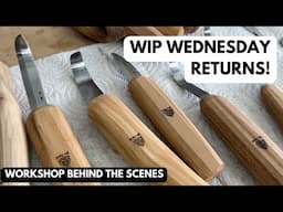 Behind the Scenes: Axes, Carving Tools & Exciting News! | Work in Progress Wednesday