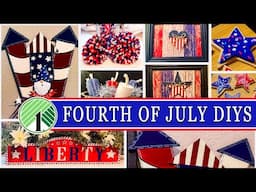 EASY DOLLAR TREE PATRIOTIC DIYS  - BUDGET FRIENDLY!