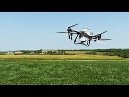 Agri Spray Drones Cover Crop Trial