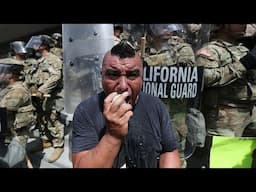 Los Angeles'taki 'Krallara Hayır' gösterisine polisten flaş bombalı ve gazlı müdahale