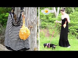 Clip It! Plastic (Doggy 💩) Bag Holder - using 24/7 Cotton by Lion Brand