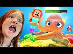 ADLEYS 9th MERMAiD BiRTHDAY - Roblox STORY GAME!! Niko & Navey find codes! Merdad looks for secrets!