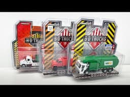Unboxing Greenlight SD & HD Trucks: '80 Chevy C-70, Mack LR Refuse Truck, International Durastar