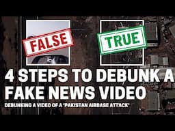 Debunking footage of a ‘Pakistan Airbase Attack’ - How to use OSINT to Check Fake News