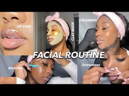 HOW TO DO YOUR OWN FACIAL FOR CLEARER + SMOOTHER SKIN | Easy Step-by-Step Guide!💦