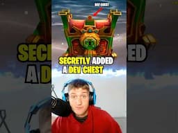 Fortnite SECRETLY Added A DEV Chest