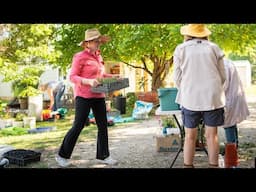 The Garden Club come over for a Cuttings Workshop. Australian Gardening.