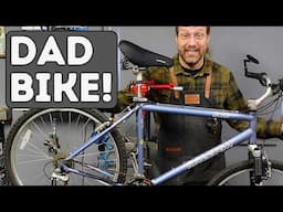 The Daddiest Dad Bike That Ever Dadbiked! Raleigh M-80 Comfort ATB MADE SAFE for haulin' kids!