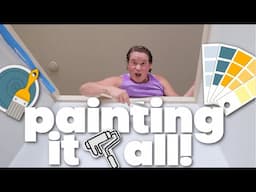 SPEND DAY PAINTING HOME | WHAT COLOR ARE WE PAINTING OUR HOME | PRIVATE CONCERT W/ ELISE KRISTINE