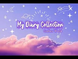 My diary collection 😍 #craftersworld #howtomake #diary #notebook #kawaii#journal#ytshort #papercraft