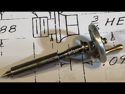 PM Research model lathe build; tailstock handwheel assembly