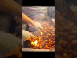 Yummy！One Bite Sausage-Taiwanese Food/基隆廟口世盛一口吃香腸 #streetfood #taiwanesefood