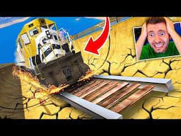 GTA V Online: (SEM FREIO) DESCI uma RAMPA DE TREM SEM FREIO épica!