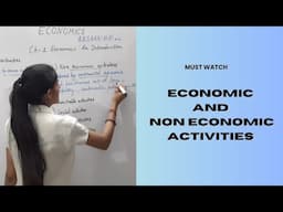 Economic and non economic activities | Types of economic activities | Consumption | Production |