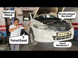 Full servicing of my Honda City 3rd Gen | Complete Car Check up