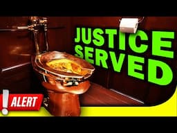 The Weirdest Gold Heist Case Ever! Solid Gold Toilet Stolen! Defendants Sentenced!