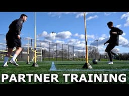 Partner First Touch & Finishing Training | Full Training Session For Footballers