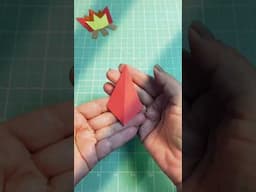 Fogueira Origami Dobradura #alinnemarques #diy #origami #dobradura #alinnesworld #fogueira #bonfire