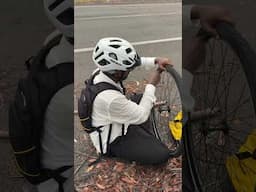 Puncture ithe ela chestham #bicycle