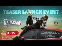 🔴LIVE:The RajaSaab Kannada Teaser | Prabhas | Maruthi | Thaman | TG Vishwa Prasad @Signature Studios
