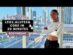 20min LEGS & GLUTES Lower Body Workout | BODYWEIGHT 🔥