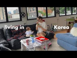 life in Korea 🇰🇷 camping with in-laws, summer shopping & postpartum body chat