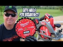 See Milwaukee's Newest 7-1/4" NITRUS Carbide Framing Blade- FIRST LOOK!