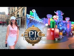 Epic Universe Vlog at NIGHT! Helios Grand Hotel | Universal Epic Universe Annual Passholder Preview