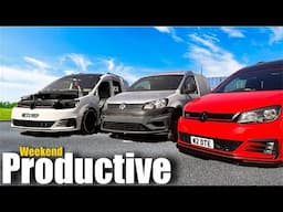 Another Vw caddy weekend of activities (sneak peak)