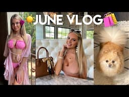 Shopping, Crepes at Sweet Paris, Pool Days & Sharing my favorite thrifting hack! JUNE 2021 VLOG