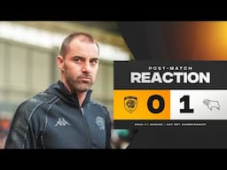 Hull City 0-1 Derby County | Rubén Sellés' Post-Match Reaction