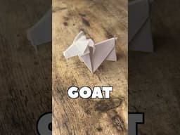Origami GOAT for the Real GOATs 🐐 | Greatest Origami Ever? | DIY Origami GOAT Tutorial Step By Step