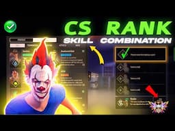 CS ranked Combination 2025 | Best character combination in Free Fire | CS rank combination 2025
