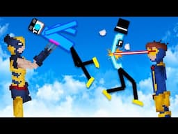 We Get Lasered and Stabbed by the X-Men in People Playground!