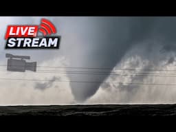 🔴 LIVE CHASERS: April 24, 2025 Tornado/Hail in the Texas Caprock! (Adam/Chelsea)