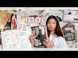 🍧˚⋆𐙚 WHATS ON MY IPAD AIR 6’+ new case UNBOXING⭐️💬 aesthetic homescreen, how i take notes etc