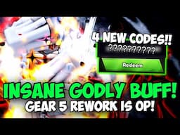 [4 CODES] New Godly Luffy Gear 5 Buff is INSANELY OP! | Anime Last Stand
