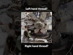 How to tell what direction your fan threads on!