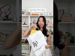 unboxing a hermes mini kelly for the first time!