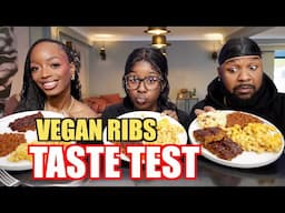 HOMEMADE VEGAN RIBS TASTE TEST | MUKBANG