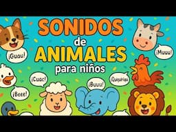 ¡Sonidos de Animales en Español! 🐶🐮🐔 – Aprende los ruidos de la granja y la selva