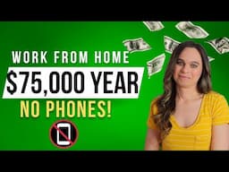 Up To $75,000 Year Non-Phone Work From Home Jobs | Answer Website Chat & Social Media Messages | USA