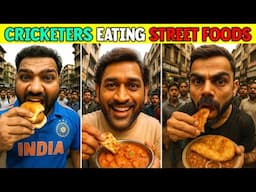 IPL Cricketers Eating Street Foods | Cricketers Eating Junk Foods